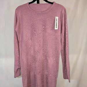 Pink Long Soft Knit Sweater